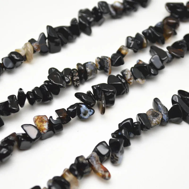 Natural Agate Stone Chips Loose Beads for DIY Jewelry Making