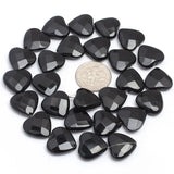 Natural Agates Faceted Heart Beads 15 inch Strand DIY Jewelry Making