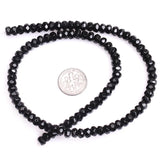Natural Agate Rondelle Spacer Beads 15 inch Strand