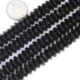 Natural Agate Rondelle Spacer Beads 15 inch Strand
