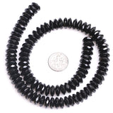 Natural Agate Rondelle Spacer Beads 15 inch Strand