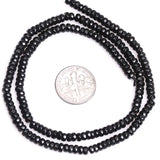 Natural Agate Rondelle Spacer Beads 15 inch Strand
