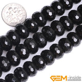 Natural Agates Rondelle Spacer Loose Beads 15 inch Strand DIY Jewelry Bead