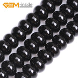 Natural Agates Smooth Faceted Rondelle Spacer Beads 15 Inch