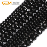 Natural Agates Smooth Faceted Rondelle Spacer Beads 15 Inch