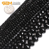 Natural Agates Smooth Faceted Rondelle Spacer Beads 15 Inch