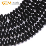 Natural Agates Smooth Faceted Rondelle Spacer Beads 15 Inch