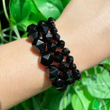 Natural Agates Stone Beads Faceted Loose Spacer Bead 6 8 10mm