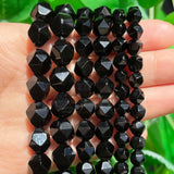 Natural Agates Stone Beads Faceted Loose Spacer Bead 6 8 10mm