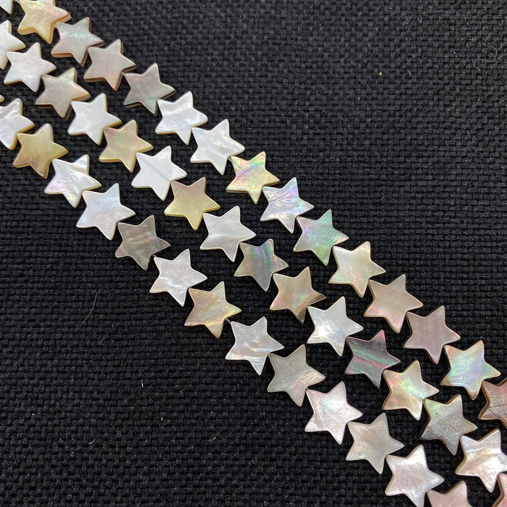 Natural Shell Loose Beads Strand Star Shape 6-12mm Size DIY Necklace Bracelets