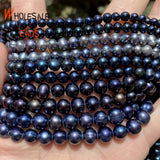 Freshwater Pearl Beads Round Shape Dyeing Punch for Jewelry Making