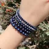 Freshwater Pearl Beads Round Shape Dyeing Punch for Jewelry Making