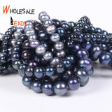 Freshwater Pearl Beads Round Shape Dyeing Punch for Jewelry Making