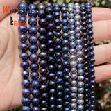 Freshwater Pearl Beads Round Shape Dyeing Punch for Jewelry Making