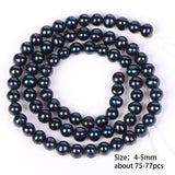 Freshwater Pearl Beads Round Shape Dyeing Punch for Jewelry Making