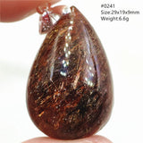 Rutilated Quartz Pendant Jewelry Copper Rutilted Necklace