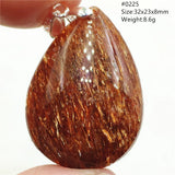 Rutilated Quartz Pendant Jewelry Copper Rutilted Necklace
