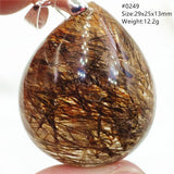 Rutilated Quartz Pendant Jewelry Copper Rutilted Necklace