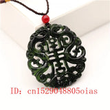 Green Jade Dragon Pendant Necklace for Women