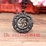 Green Hollow Windmill Pendant Necklace Charm Jewelry for Her