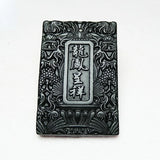 Green Jade Dragon Phoenix Guanyin Pendant Necklace Charm Jewelry