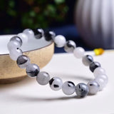 Natural Hair Quartz Crystal Bracelet 6mm