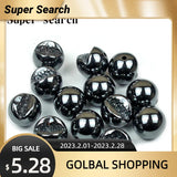 Hematite Stone Round Beads for DIY Jewelry Making 12mm