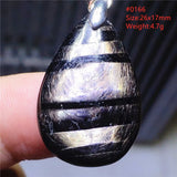 Natural Hypersthene Bead Flash Pendant Lucky Stone Hypersthene Pendant Necklace