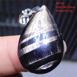 Natural Hypersthene Bead Flash Pendant Lucky Stone Hypersthene Pendant Necklace
