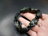 Jade Tortoise Elastic Bracelet Luck Amulet Charm