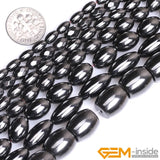 Magnetic Hematite Rice Beads 15 inch Strand DIY Jewelry Accessorries Spacer Bead