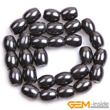 Magnetic Hematite Rice Beads 15 inch Strand DIY Jewelry Accessorries Spacer Bead
