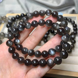 Moonstone Clear Beads Sunstone Bracelet Crystal 7-10mm
