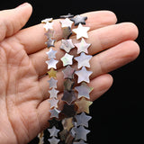 Mother of Pearl Shell Star Beads for Jewelry Making