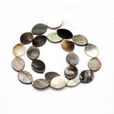 Mother of Pearl Shell Beads Oval Loose Spacer for Jewelry Making