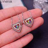 Natural Opal Necklace, Rare Gems, Firecolours, 925 Pure Silver