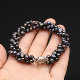 Irregular Natural Freshwater Pearl Bracelet for Jewelry Making