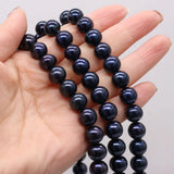9-10mm Round Natural Pearl Bead Loose High Quality for DIY Jewelry Making