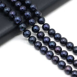 9-10mm Round Natural Pearl Bead Loose High Quality for DIY Jewelry Making