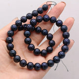 9-10mm Round Natural Pearl Bead Loose High Quality for DIY Jewelry Making
