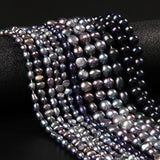 Freshwater Pearl Beads Potato Round Baroque Loose DIY Jewelry Making 14"