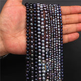 Freshwater Pearl Beads Potato Round Baroque Loose DIY Jewelry Making 14"