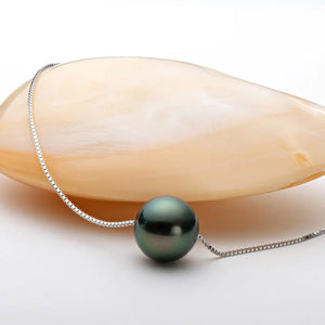 Natural Pearl Necklace Pendant For Women,925 Silver Chain