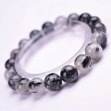 Natural Quartz Rutilated Bracelet 8-10mm Crystal Beads