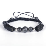 Tourmaline Stone Bead Labradorite Adjustable Bracelet