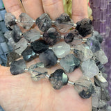 Rutilated Lemon Rose Quartz 15'' DIY Loose Beads