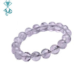 Rutilated Quartz Bead Bracelet 8mm Hair Crystal Bracelets Women Jewelry