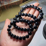 Rutilated Quartz Bracelet Clear Beads 8mm-12mm AAAAAA