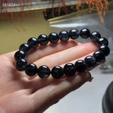Rutilated Quartz Bracelet Clear Beads 8mm-12mm AAAAAA