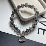 Rutilated Quartz Bracelet Sterling Silver Women's Fine Jewelry